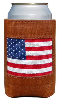 American Flag Can Cooler