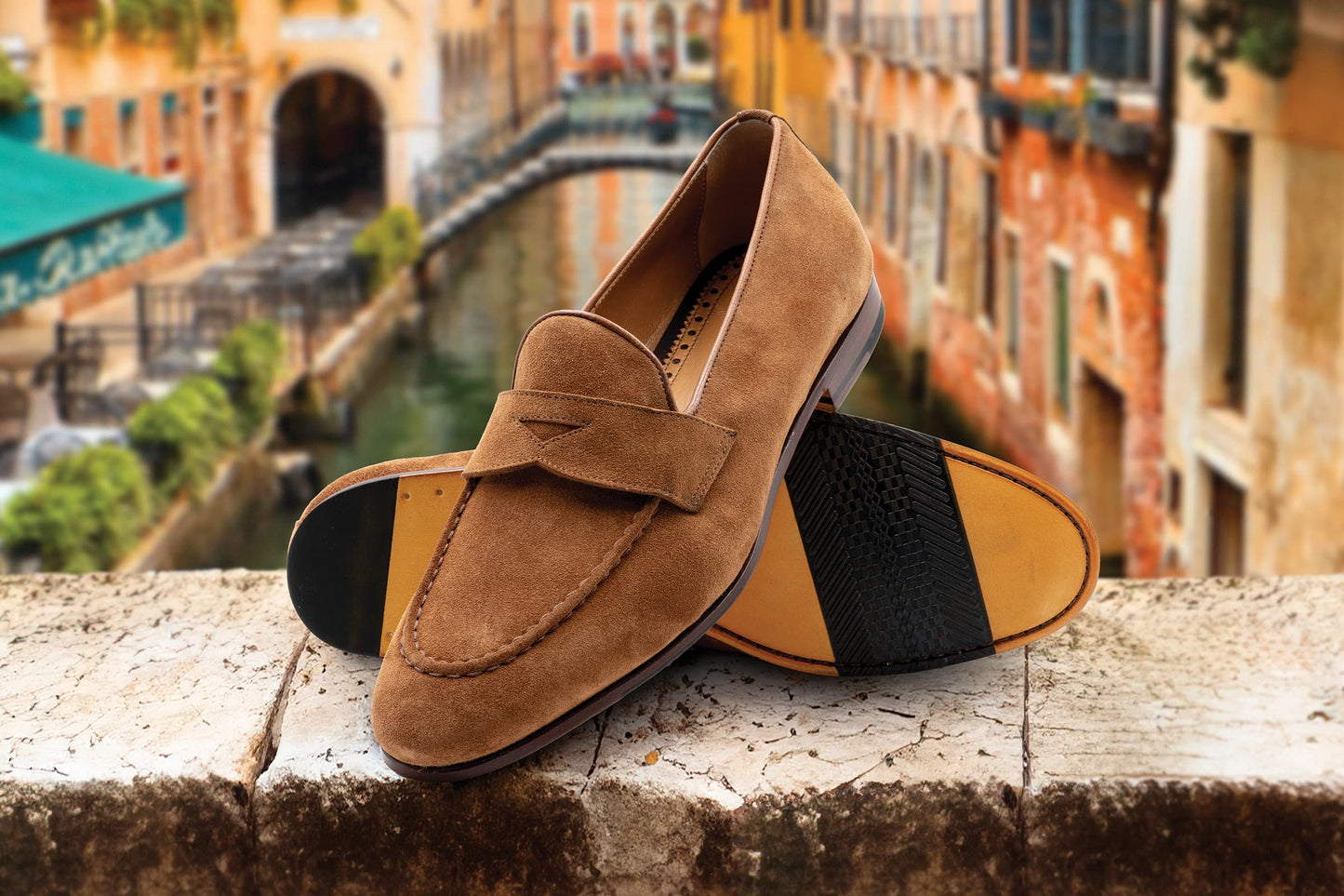 BOLOGNA ITALIAN SUEDE LOAFERS