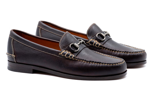 ALL AMERICAN SADDLE LEATHER HORSE BIT LOAFERS