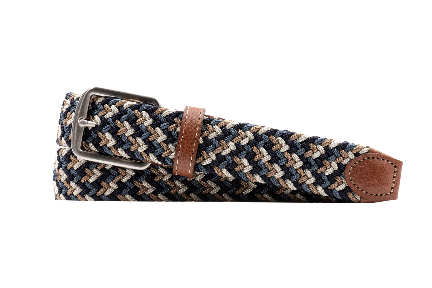 NEWPORT WOVEN ITALIAN RAYON ELASTIC BELT