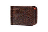 JACOB MATTE ALLIGATOR CREDIT CARD MONEY CLIP