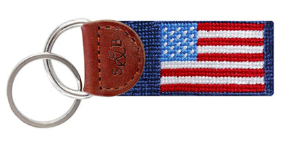 American Flag Key Fob