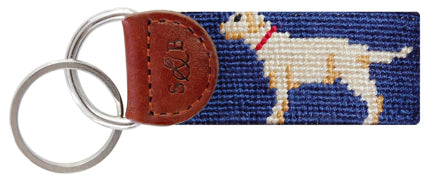Yellow Lab Key Fob
