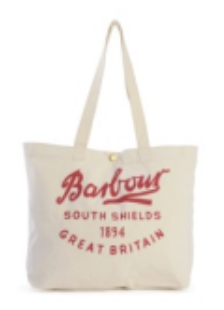Barbour Script Tote Bag