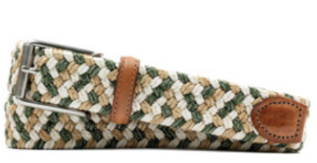 COMO BRAIDED ITALIAN AND ELASTIC BELT (SUMMER)