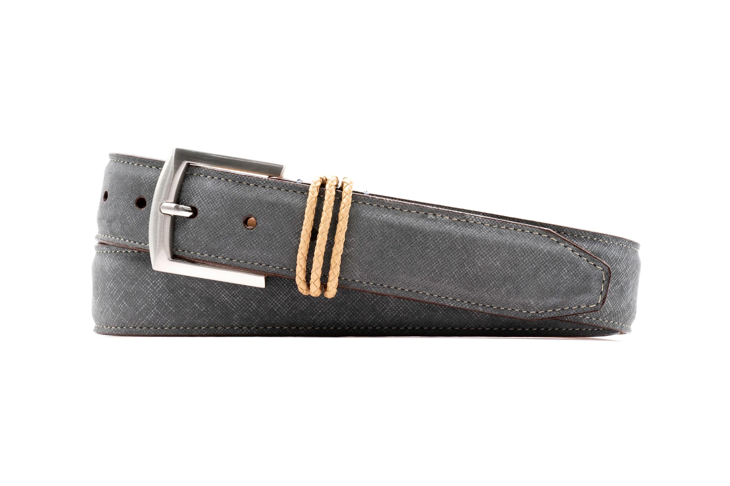 BERMUDA BRAID NUBUCK BELT