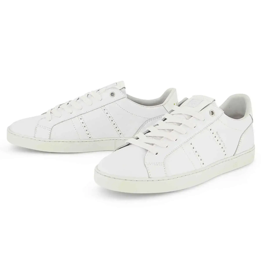 Odile White Men’s Leather Sneakers