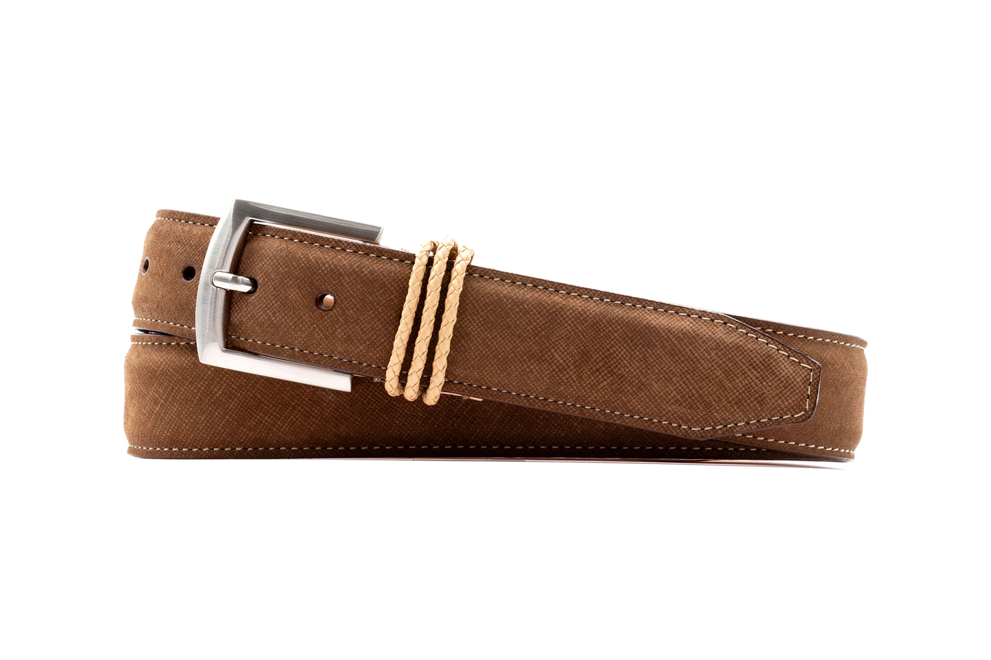 BERMUDA BRAID NUBUCK BELT