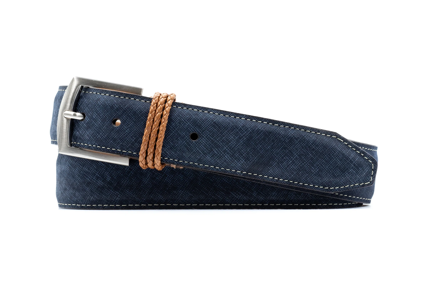 BERMUDA BRAID NUBUCK BELT