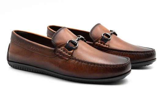 BERMUDA SADDLE LEATHER HORSE BIT LOAFERS