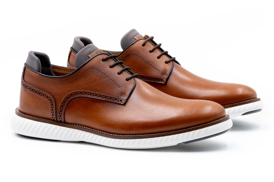 COUNTRYAIRE SADDLE LEATHER PLAIN TOE