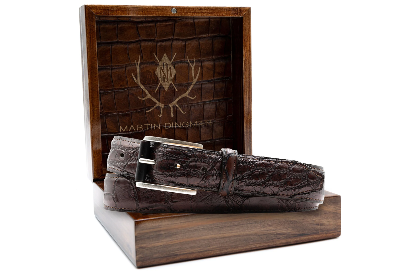 VINTAGE AMERICAN ALLIGATOR BELT